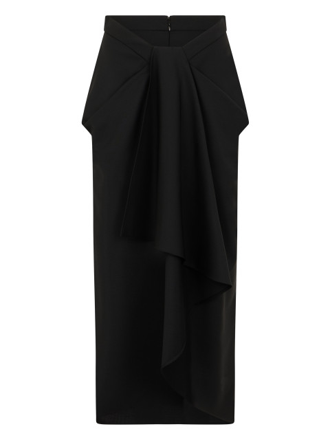 Midi skirt in wool