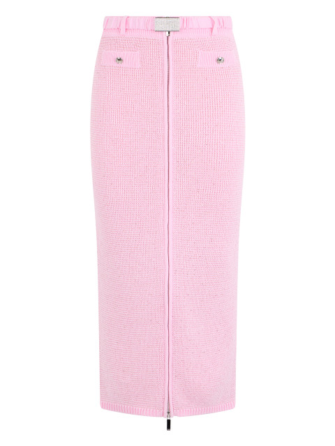 Gonna midi in blended cotton