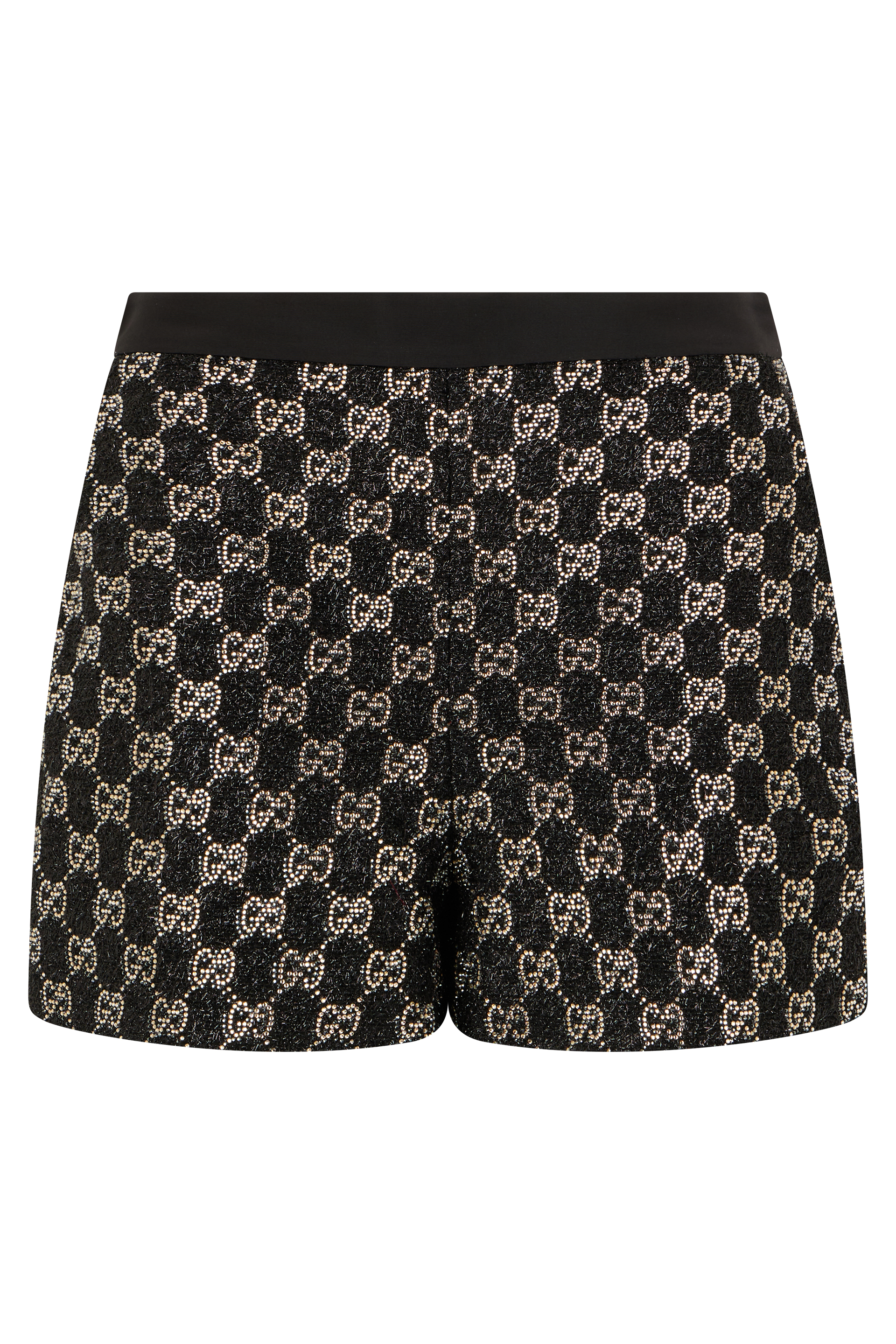 Shorts with rhinestones