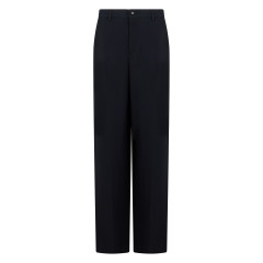 Loose pants with geometric pattern