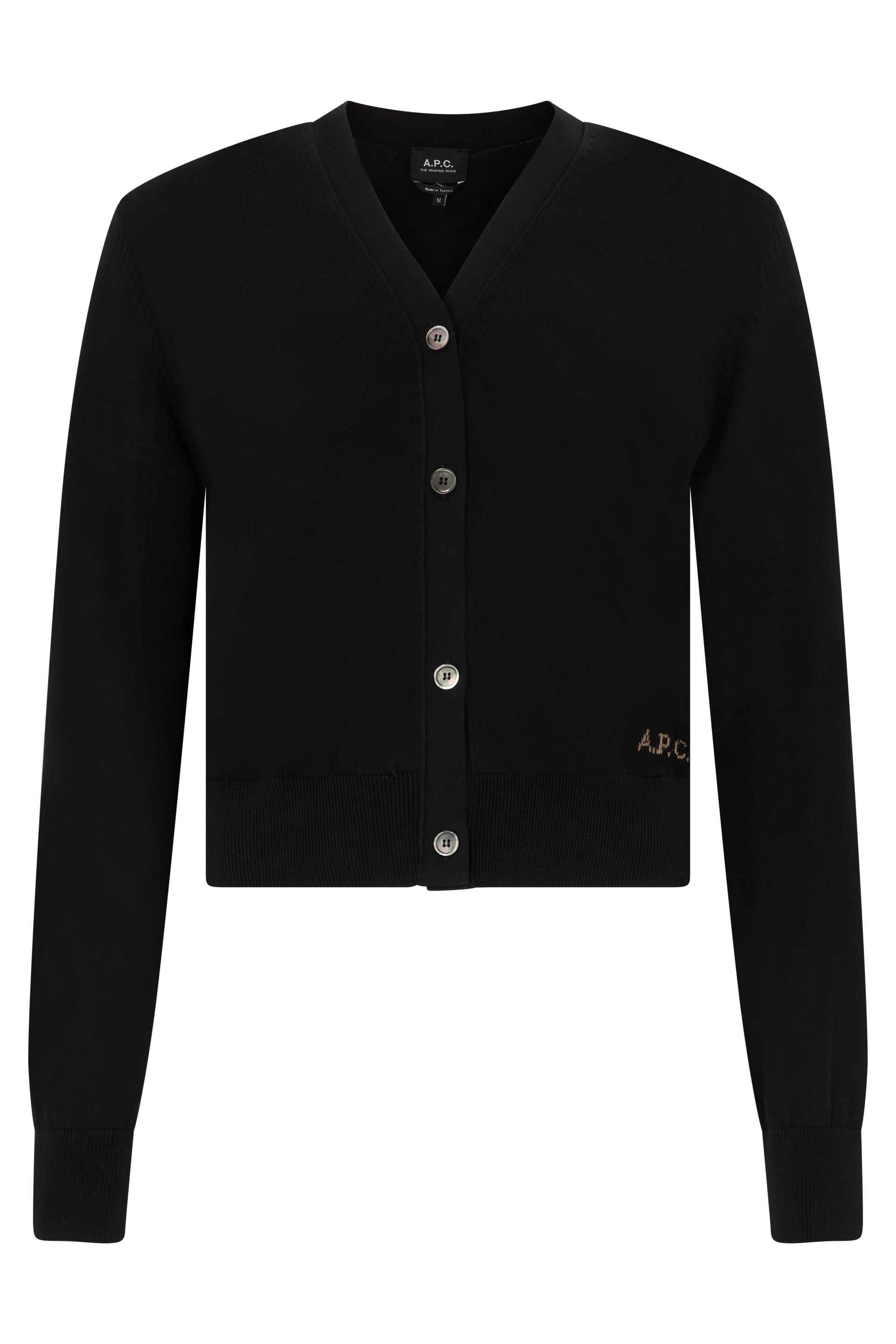 Crop cardigan in cotton