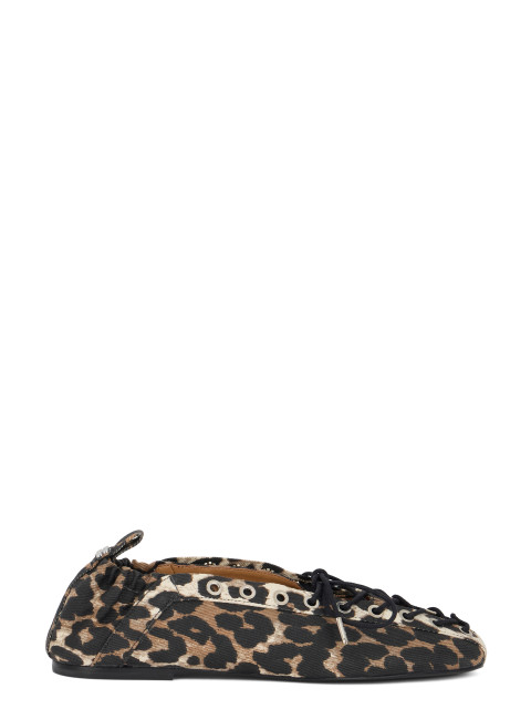 Canvas ballet flats