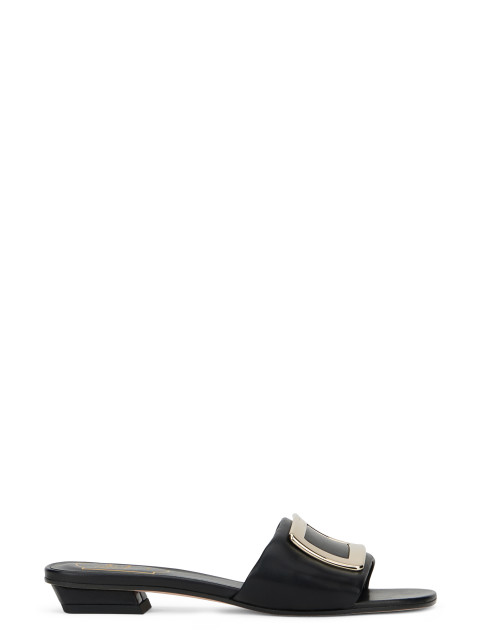 Mule Belle Vivier in leather
