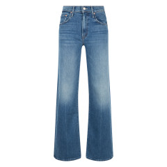 Flared jeans in cotton blend