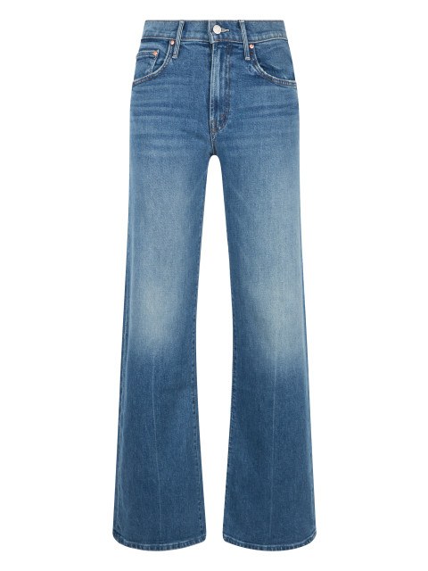 Flared jeans in cotton blend
