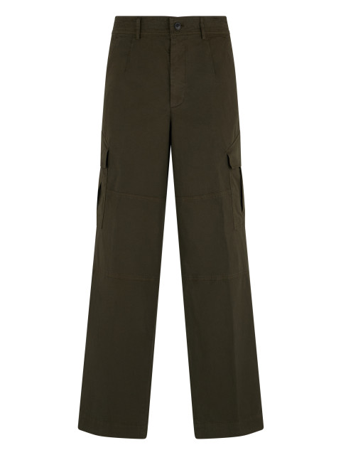 High-waisted cargo pants