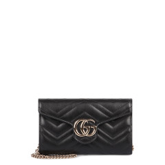 GG Marmont leather wallet on chain