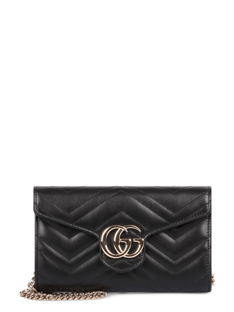 GG Marmont leather wallet on chain