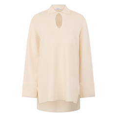 Blouse in a viscose and polyamide blend