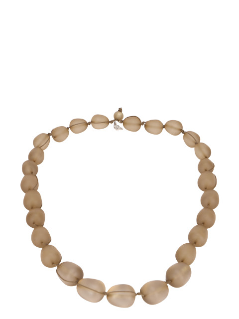 Necklace with resin beads