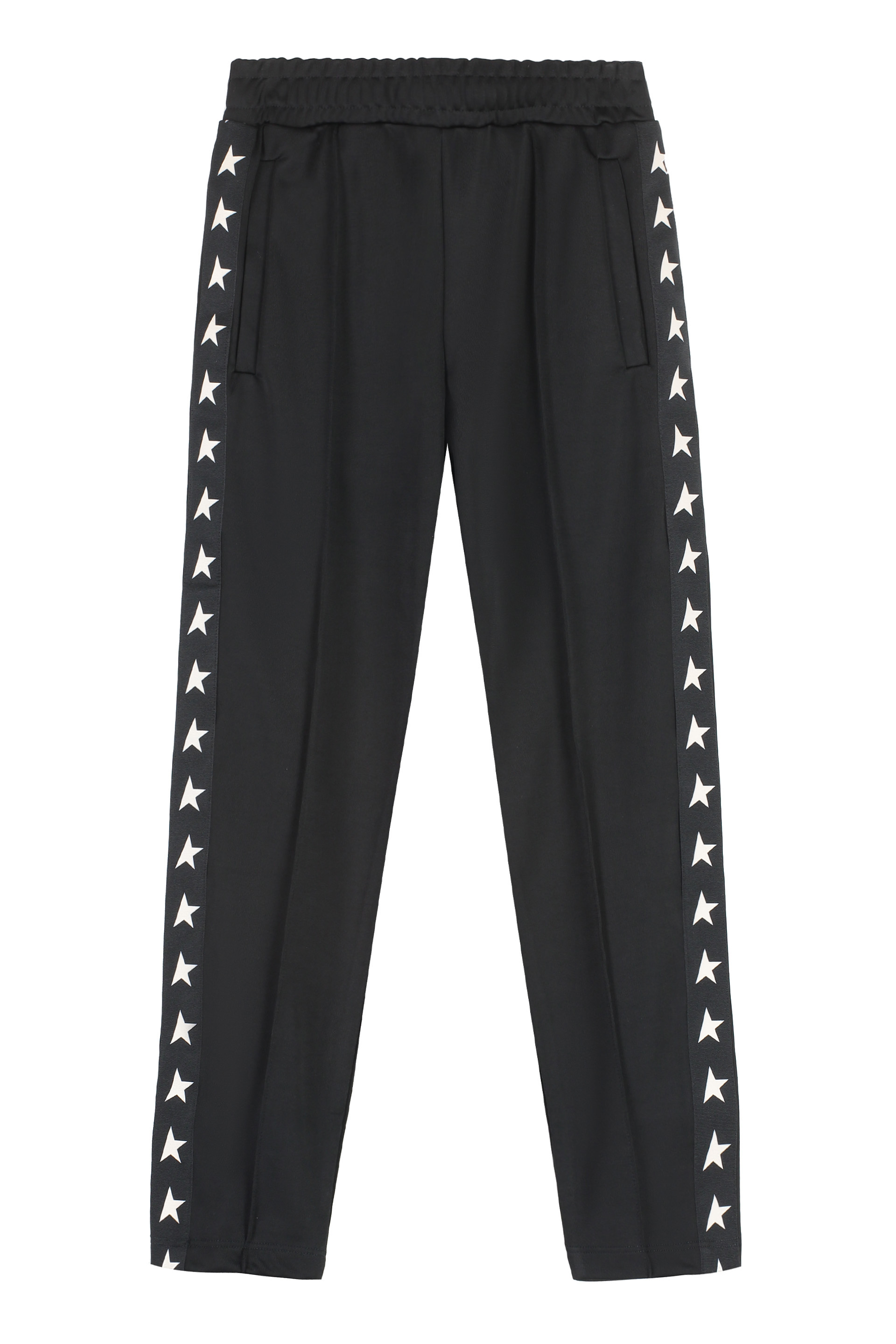 Logoed side stripes track-pants