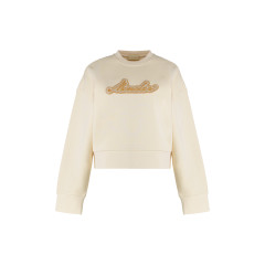 Crew neck sweatshirt in cotton