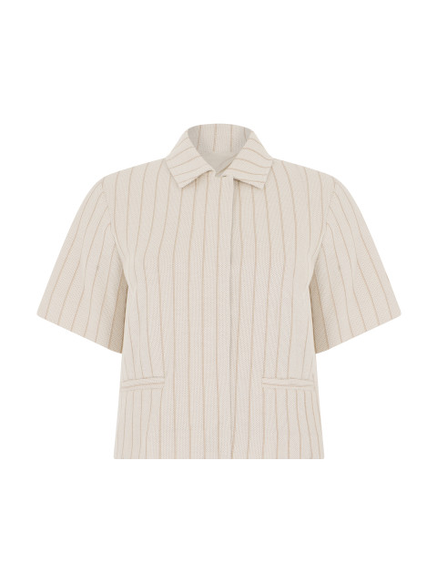 Cotton short-sleeve shirt