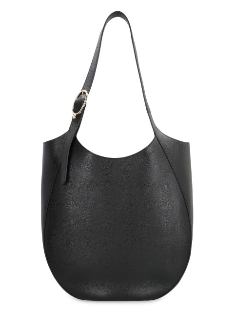 Le Foulonné XL smooth leather tote bag