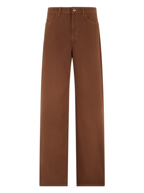 Straight Leg Pants in Cotton