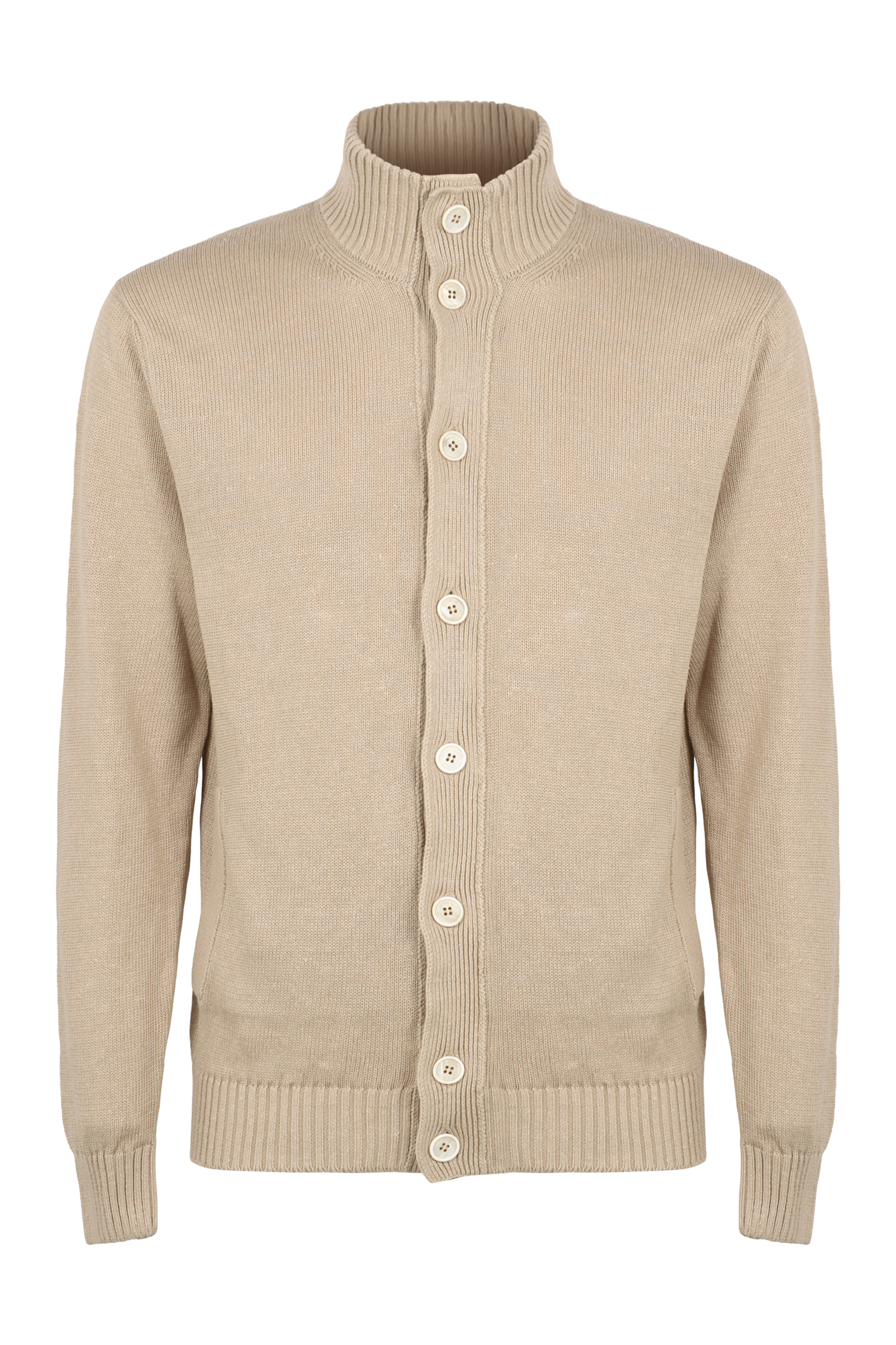 Cardigan in mixed cotton