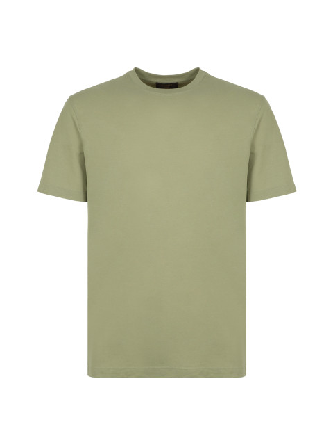 Crew neck T-shirt made of cotton