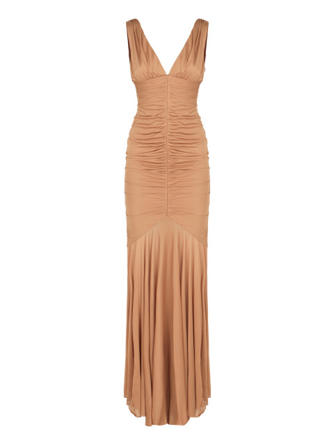 Draped dress
