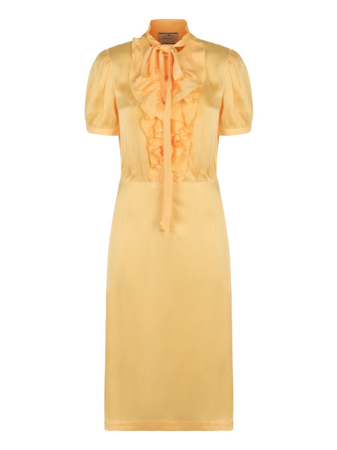 Midi dress in cotton