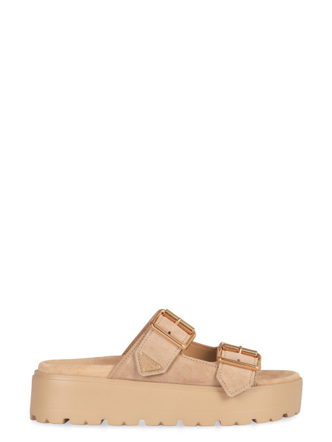 Suede slippers