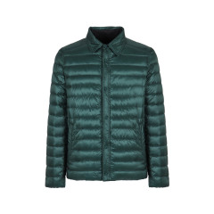 Reversible down jacket in nylon