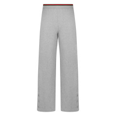 Leisure pants in cotton jersey with Web