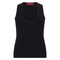 Tank top in GG jacquard elastic
