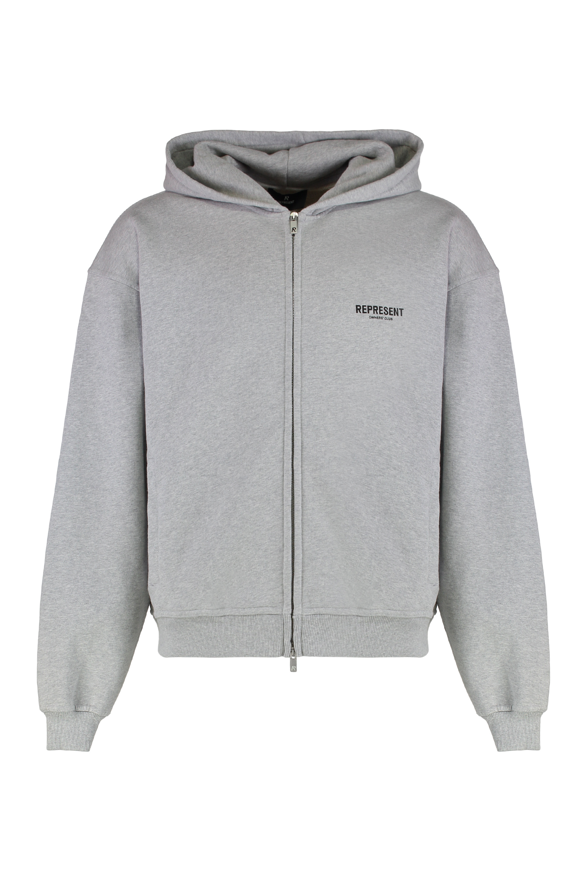 Cotton full-zip hoodie