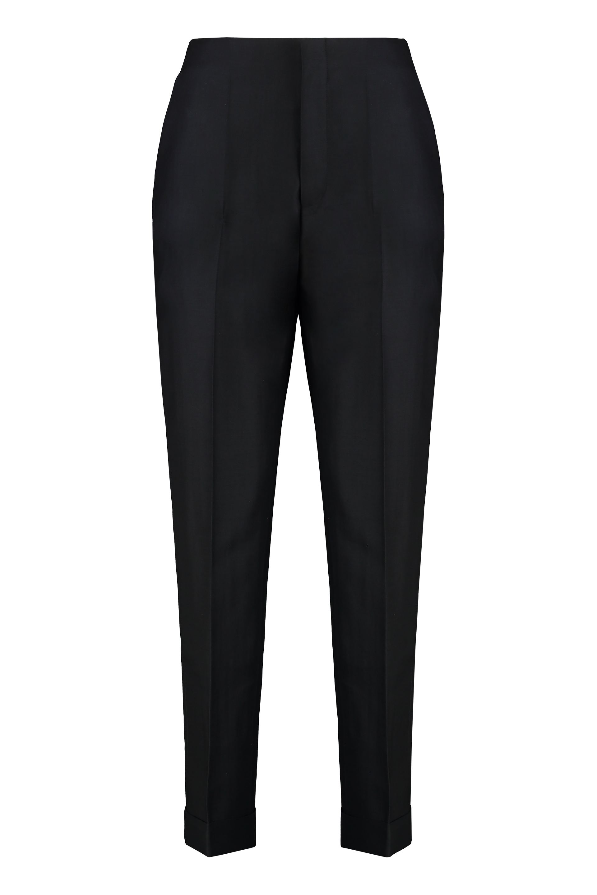 Wool and silk pants