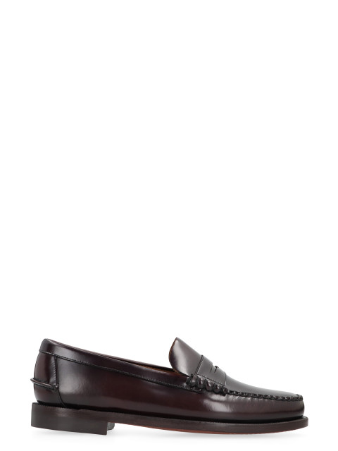 Dan's moccasins in leather