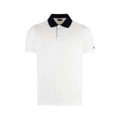 Short sleeve cotton polo shirt