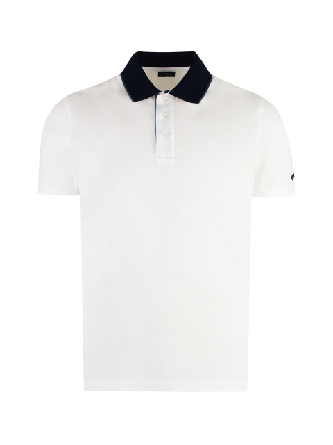 Short sleeve cotton polo shirt