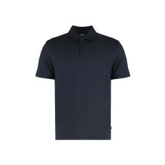 Polo in mixed cotton