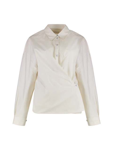 Silk-cotton blend shirt