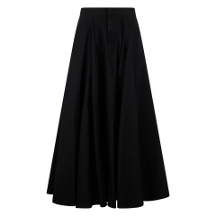 Godet Denim Skirt