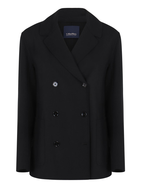 Double-breasted wool jacket