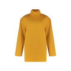 Boxy dress in double-face knit