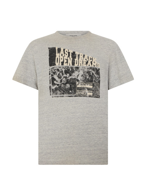 Cotton T-shirt with Vintage Print