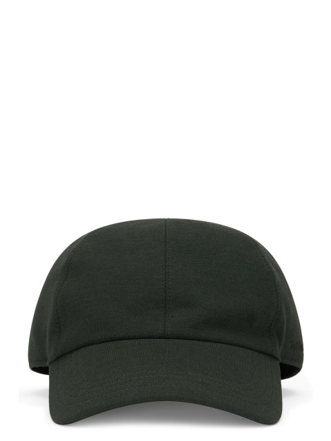 Cap with Visor in Jersey Cotton