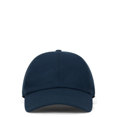 Cap with visor in cotton jersey