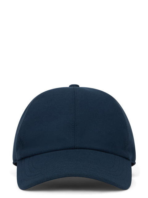 Cap with visor in cotton jersey