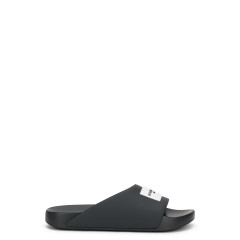 Rubber Slide Sandals with Logo