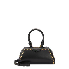 Studded crossbody bag in leather