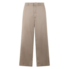 Workwear pants with wide legs