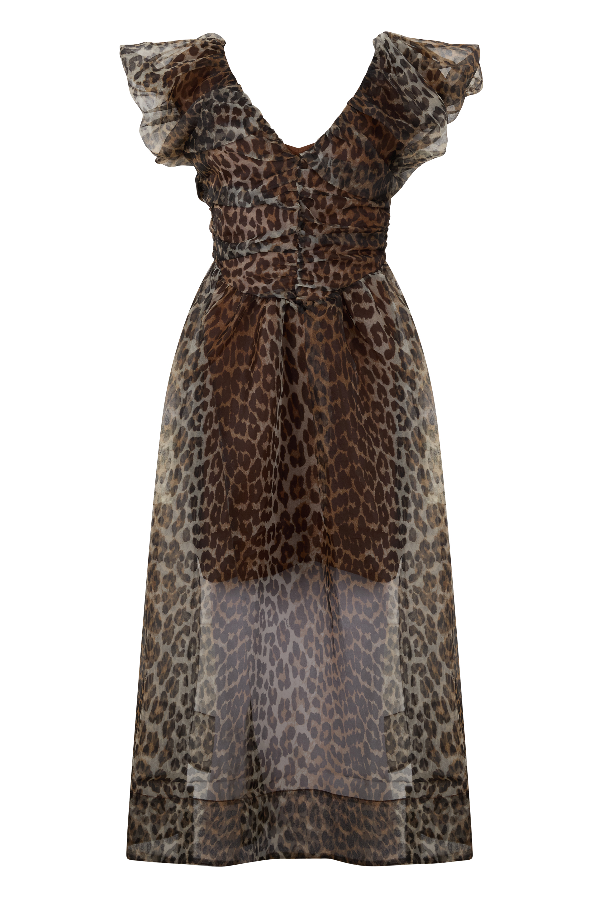 Midi Dress in Organza