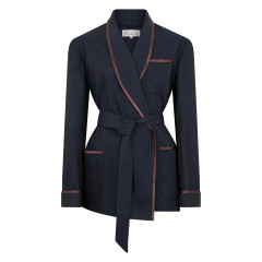 Jacket made of wool and polyester