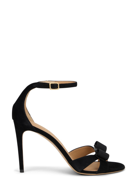 Leather sandal with Vara bow