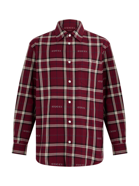 Checked cotton shirt