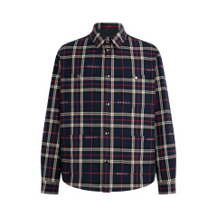 Checkered cotton shirt