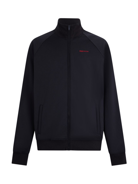 Polyester hoodie with zipper
